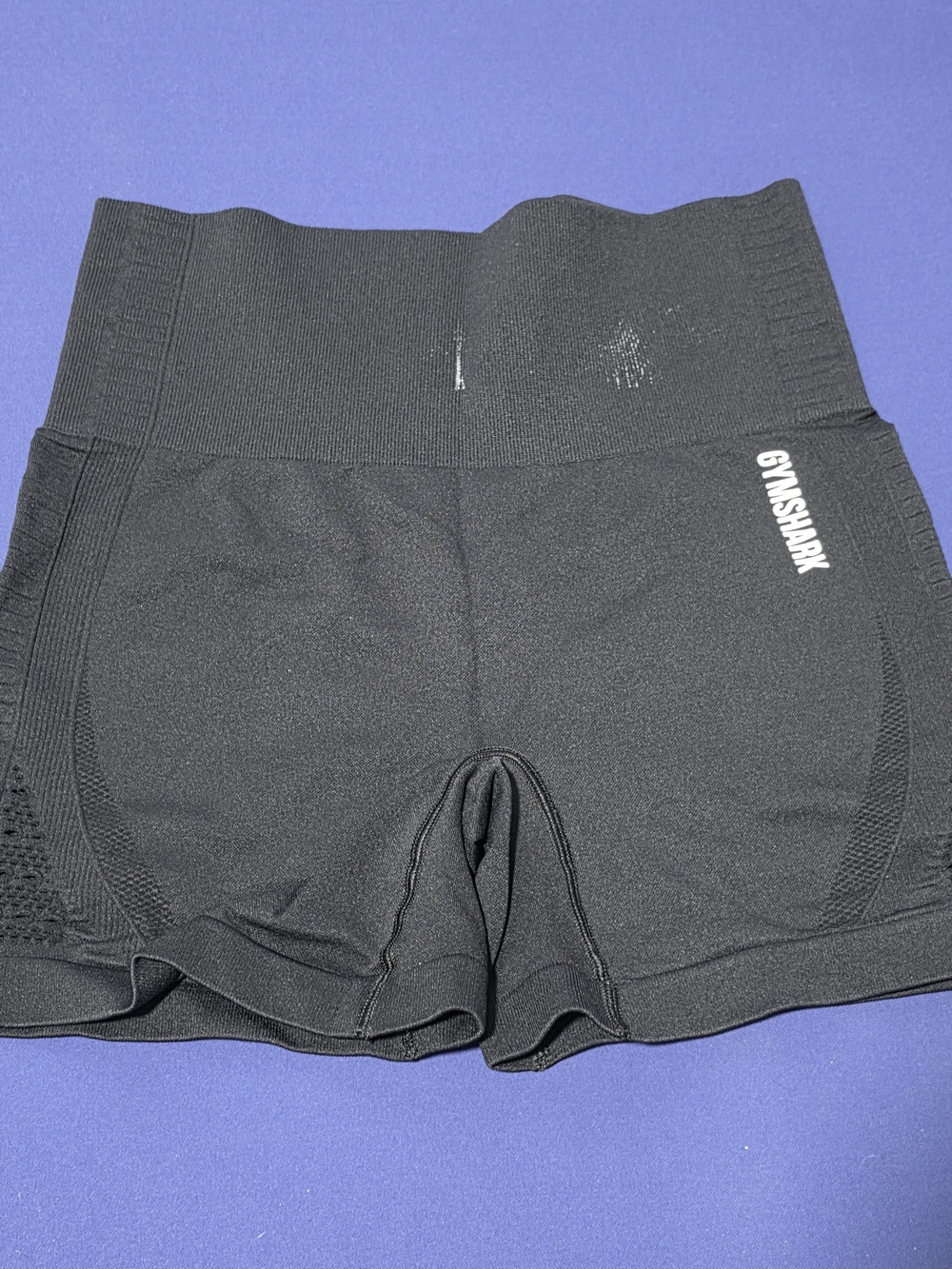 Gymshark Black High-Rise Seamless Bike Shorts